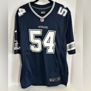NFL Cowboys Navy and Silver Jaylon Smith Jersey